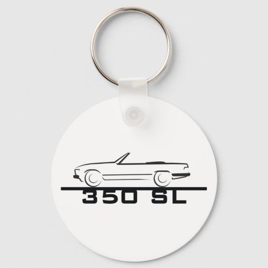 メルセデス350 SLタイプ107 キーホルダー (正面)