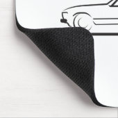 メルセデス450 SLタイプ107 マウスパッド (コーナー)