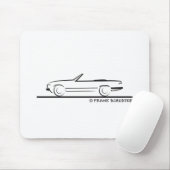 メルセデス450 SLタイプ107 マウスパッド (マウス)