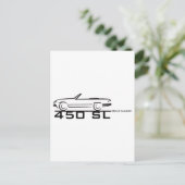 メルセデス450SL ポストカード (スタンド正面)
