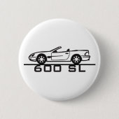 メルセデス600 SLタイプ230 缶バッジ (正面)