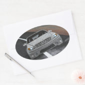 メルセデス・バブパシフィック・バンパー・ステッカー 楕円形シール (封筒)