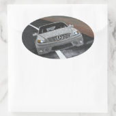 メルセデス・バブパシフィック・バンパー・ステッカー 楕円形シール (バッグ)