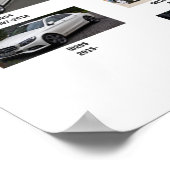 メルセデス・ベンツのシャーシ識別ポスター ポスター (角)