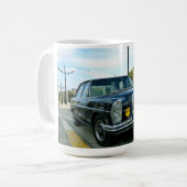 メルセデス・ベンツはドイツの高級自動車ブランド コーヒーマグカップ (正面左)