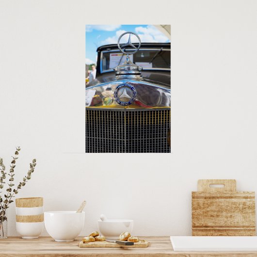 メルセデス・ベンツ260D.世界初のディーゼル車。 ポスター (キッチン)