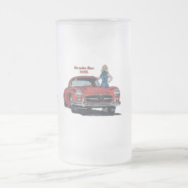 メルセデス・ベンツ300SL フロストグラスビールジョッキ