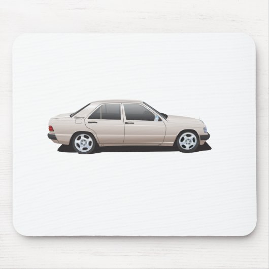 メルセデス・ベンツW201 (190) マウスパッド (正面)