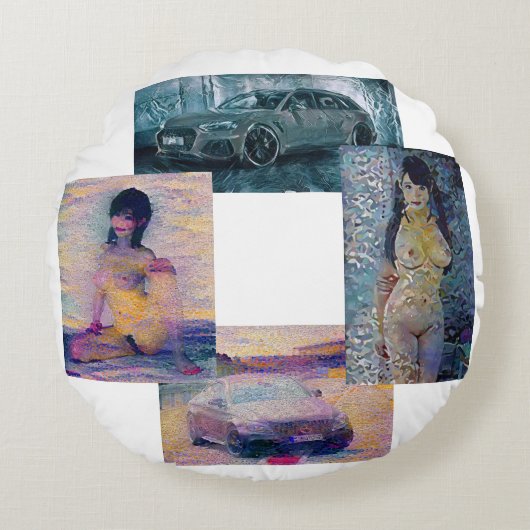  メルセデス – AMG C63Sクーペ ラウンドクッション (正面)