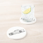 メルセデスSLパゴダハードトップ コースター (側面)