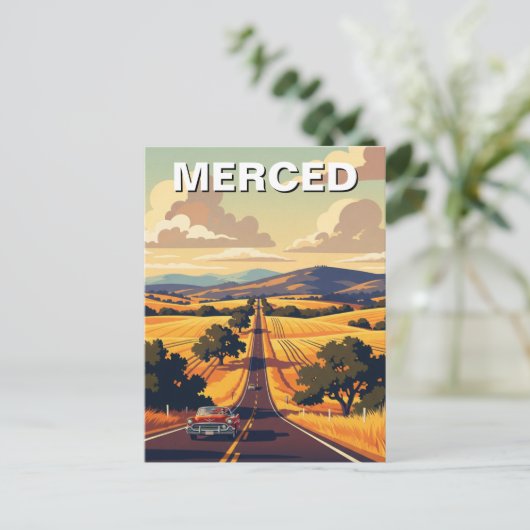 メルセドカリフォルニアセントラルバレー ポストカード (スタンド正面)