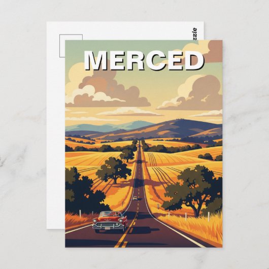 メルセドカリフォルニアセントラルバレー ポストカード (正面/裏面)