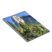 メルセド川の上のエルキャピタン – ヨセミテバレー ノートブック (右側)