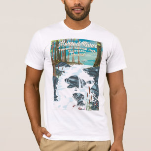メルセド川カリフォルニア旅行ポスター Tシャツ