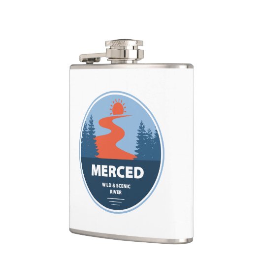 メルセド野生風光明媚なリバーカリフォルニア フラスク (左)