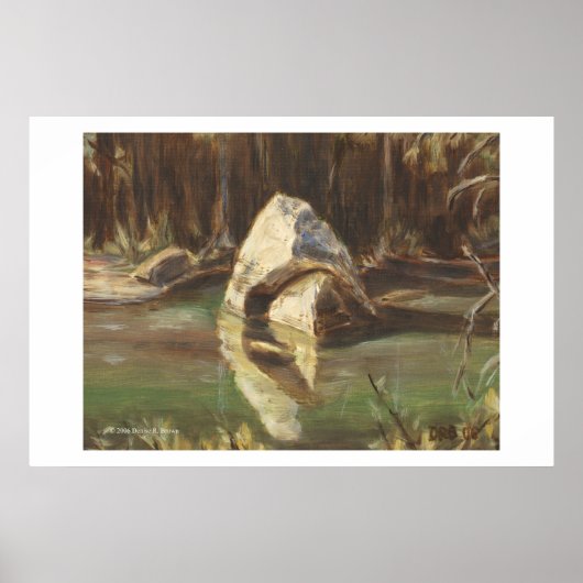 メルセド鏡プリント ポスター (正面)