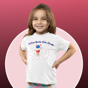 メルタンハート&アイスクリーム7月Tシャツ4日 トドラーTシャツ