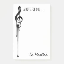 メルツポイントホワイトブラックGクレフ、 音符記号「ラマエストラ」カスタム