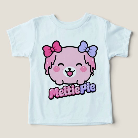 メルティパイのかわいいパステルカラーのデザイン (デザイン正面)