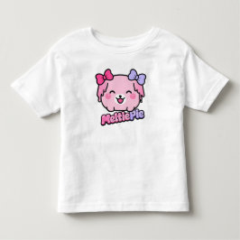 メルティパイのかわいいパステルカラーデザイン トドラーTシャツ