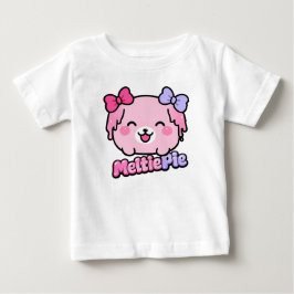 メルティパイのかわいいパステルカラーデザイン ベビーTシャツ