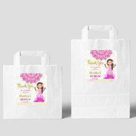 メルディピンクマゼンタマンダラインディアン感謝してい花嫁あなた スクエアシール