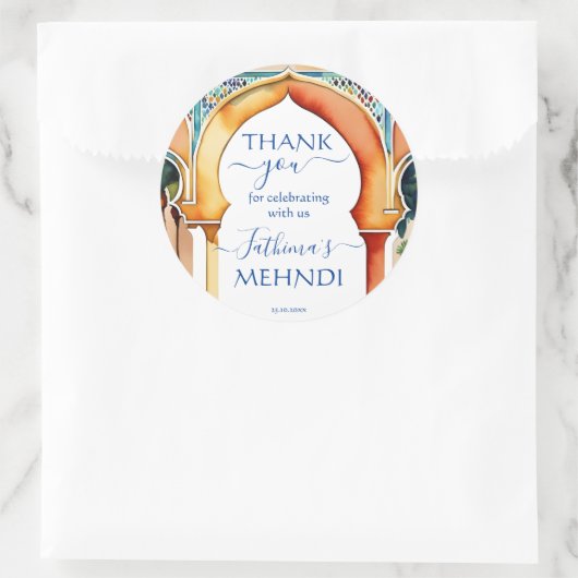 メルディモロッコスタイルアーチ感謝していお気に入り ラウンドシール (バッグ)