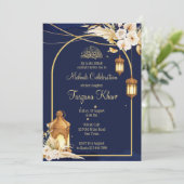 メルディ招待状アラビアンランタン 招待状 (スタンド正面)