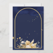 メルディ招待状アラビアンランタン 招待状 (裏面)