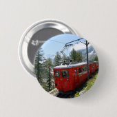 メルデグラスシャモニーフランス 缶バッジ (正面&裏面)