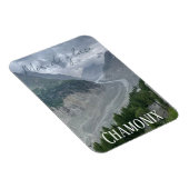 メルデグラセ、シャモニー、モンブラン、アルプフランスのス マグネット (右側)