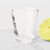 メルトダウンを持つ |クリスマスおもしろい雪だるまユーモア ショットグラス (右)