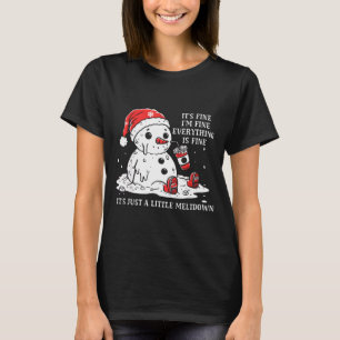 メルトダウン・クリスマスを楽しんでるだけさ Tシャツ
