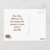 メルトnドリップソフトクリーム葉書 ポストカード (裏面)