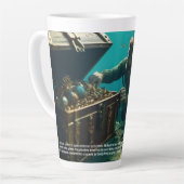 メルフォークメルマン カフェラテマグ (左アングル)