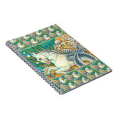 メルホース&ホワイトタコ、ファンタジーユニコーン馬 ノートブック (右側)