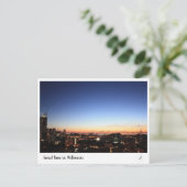 メルボルンのサンセット時間 ポストカード (スタンド正面)