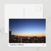 メルボルンのサンセット時間 ポストカード (正面/裏面)