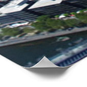 メルボルンのスカイラインポスター14.95 ポスター (角)