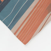 メルボルンのビンテージポスター フリースブランケット (角)