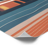 メルボルンのビンテージポスター ポスター (角)