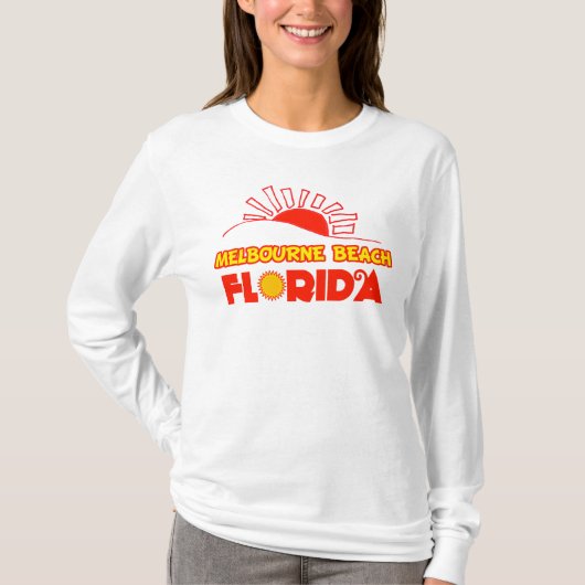 メルボルンのビーチ、フロリダ Tシャツ (正面)