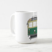 メルボルンの伝統の市街電車のマグ コーヒーマグカップ (正面左)