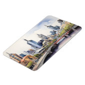 メルボルンの水彩画 マグネット (左側)