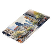 メルボルンの水彩画 マグネット (左側)