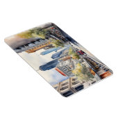 メルボルンの水彩画 マグネット (右側)