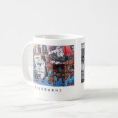 メルボルンの車線[MUP001] コーヒーマグカップ (正面左)