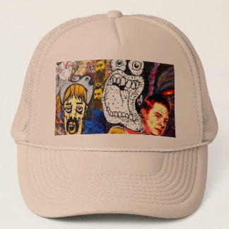 メルボルンの通りの芸術/落書きのトラック運転手の帽子 キャップ