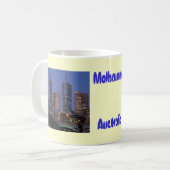 メルボルンオーストラリアのクールな写真撮影のマグのデザイン コーヒーマグカップ (正面左)