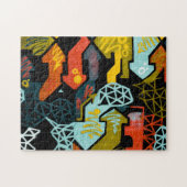 メルボルンオーストラリアグラフィティムラルパズル ジグソーパズル (横)